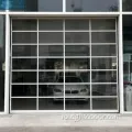 Ușa garajului din sticlă înghețată din aluminiu